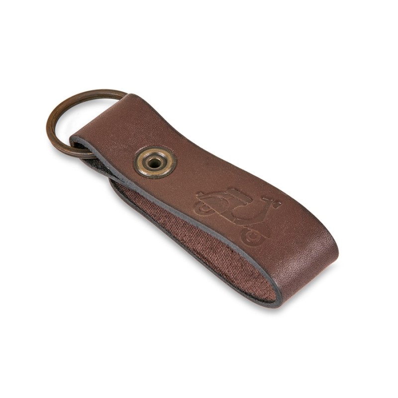 Ayı Kamp Vespa Çakmak & Anahtarlık Seti (Koyu Kahverengi)